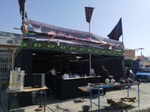 بیش از ۱۰۰ موکب بزرگداشت شهدای خدمت در شیراز برپا شد