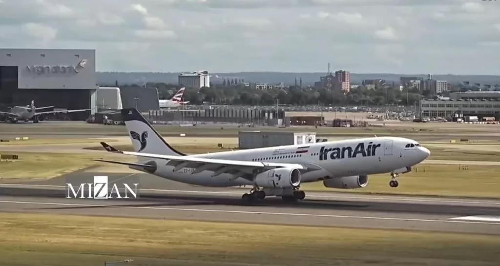 زمین‌گیری ایرباس ۳۳۰ ایران‌ایر در لندن/ پرواز لندن – تهران باطل شد