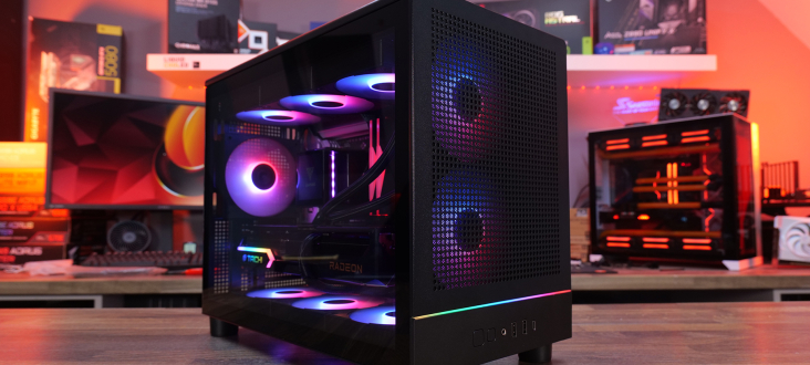 ساخت ویژه Gamdias Athena mATX (9070 XT + 9800X3D) – KitGuru