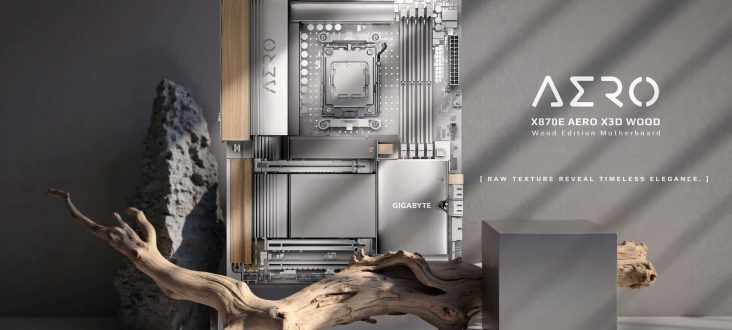 گیگابایت با مدل جدید X870E Aero X3D Wood – KitGuru، روند جدید چوب را به مادربردها می آورد.