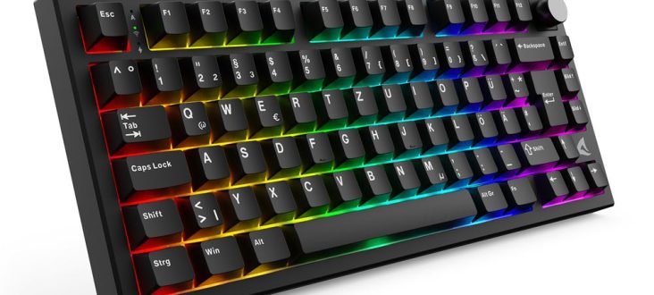 Sharkoon از Skiller SGK55W، صفحه کلید ۷۵% با واشر با پشتیبانی VIA پرده برداری کرد – KitGuru