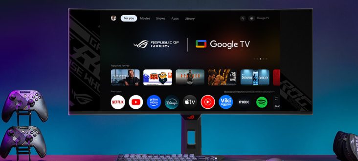 ایسوس اولین مانیتور بازی را با تلویزیون داخلی گوگل – KitGuru راه اندازی کرد