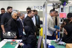 دادستان تهران از شرکت الکتروپیک بازدید کرد؛ دستورات ویژه برای ترخیص مواد اولیه، تخصیص ارز و تقسیط بدهی‌ها