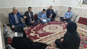 رئیس کل دادگستری بوشهر با ۶ خانواده زندانی نیازمند دیدار کرد