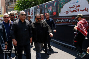 حضور وزیر نفت در مراسم تشییع آقای شهید ایران