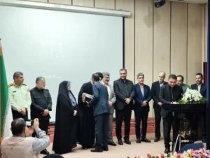 آیین تکریم و معارفه رئیس دادگستری شهرستان بندر انزلی برگزار شد