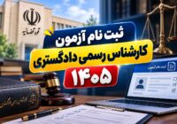 آغاز ثبت‌نام آزمون کارشناسان رسمی دادگستری سال ۱۴۰۵؛ جزئیات زمان‌بندی و شرایط اعلام شد
