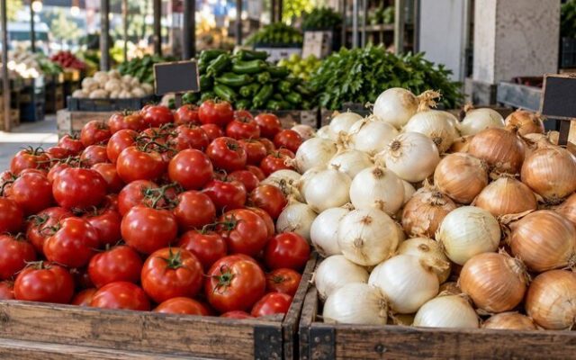 افزایش چشمگیر قیمت گوجهفرنگی و پیاز در بازار؛ صادرات این محصولات «مجاز مشروط» اعلام شد