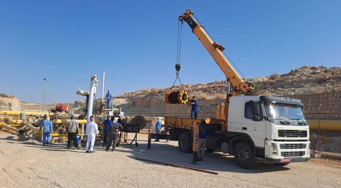 عملیات توپکرانی هوشمند خطوط لوله گاز میدان تابناک با موفقیت انجام شد
